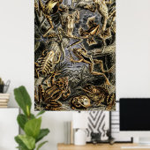 ヴィンテージToads and Frogs by Ernst Haeckel Poster ポスター (ホームオフィス)