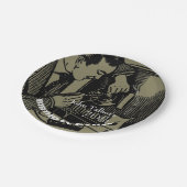 ヴィンテージTVリペアラー70thバースデーパーティーPプレート ペーパープレート (アングル)