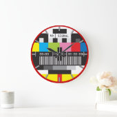 ヴィンテージTV円形信号カード時計無し ラージ壁時計 (ホーム)