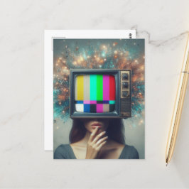 ヴィンテージTV吹心理 ポストカード