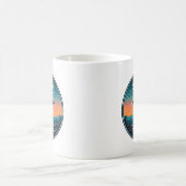 ヴィンテージUFOアットサンセットパーソナライズされた コーヒーマグカップ (中央)