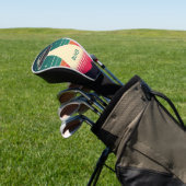 ヴィンテージUFOアットサンセットパーソナライズされた ゴルフヘッドカバー (インサイチュ)