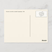 ヴィンテージUnicorn星座ポストカード ポストカード (裏面)