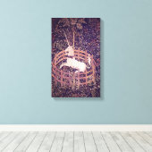 ヴィンテージUnicorn In Captivity Tapestry 包まれた Canv キャンバスプリント (インサイチュ (ウッドフロア))