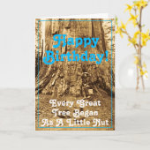 ヴィンテージUSグラントビッグレッドウッドツリーヨセミテおもしろい カード (黄色い花)