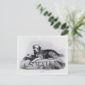 ヴィンテージUSメールドッグフォトポストカード ポストカード (スタンド正面)