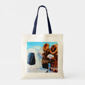 ヴィンテージUSAアラスカのイクロー トートバッグ (裏面)