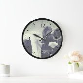 ヴィンテージUSAアラスカのイクロー ラージ壁時計 (ホーム)