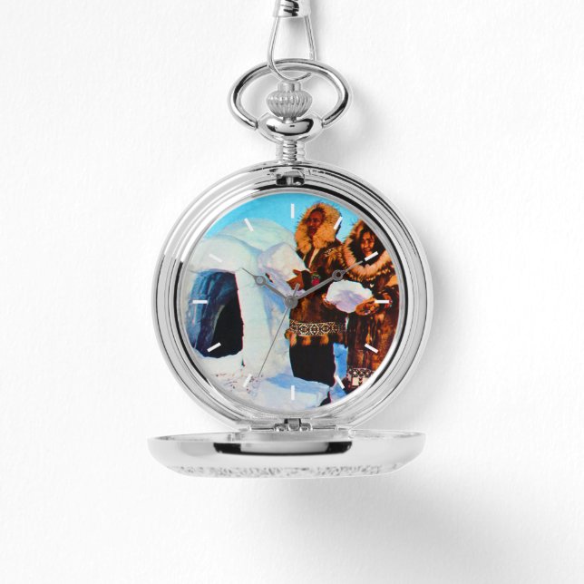 ヴィンテージUSAアラスカのイクロー 腕時計 (正面)