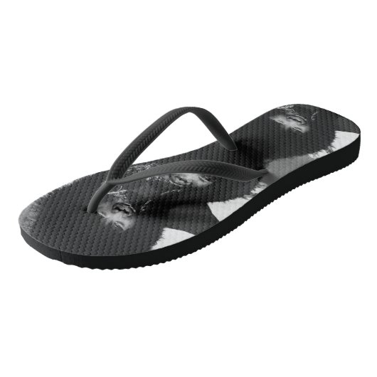 ヴィンテージUSAアラスカのエスキモの子 ビーチサンダル (アングル)