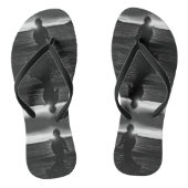 ヴィンテージUSAアラスカのエスキモーのハンターの夕日 ビーチサンダル (ソール)