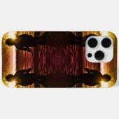 ヴィンテージUSAアラスカのエスキモーのハンターの夕日 Case-Mate iPhoneケース (裏面 (横))