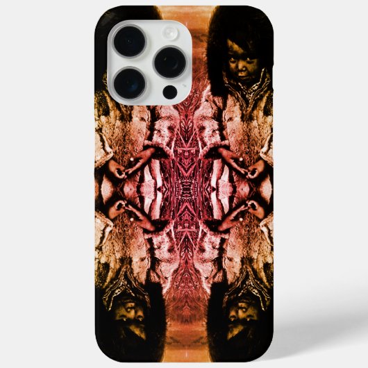 ヴィンテージUSAアラスカのエスキモー少年 Case-Mate iPhoneケース (裏面)