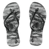 ヴィンテージUSAアラスカのエスキモー毛布トッシング ビーチサンダル (ソール)