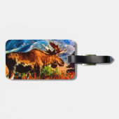 ヴィンテージUSAアラスカブルムース ラゲッジタグ (裏面横)