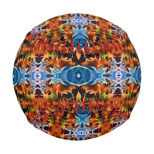 ヴィンテージUSAアラスカブルムース 野球ボール (正面)