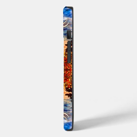 ヴィンテージUSAアラスカブルムース Case-Mate iPhoneケース (裏面 / 左)