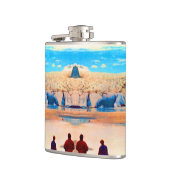 ヴィンテージUSAアラスカメンデンホール氷河ジュノー フラスク (左)