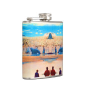 ヴィンテージUSAアラスカメンデンホール氷河ジュノー フラスク (右)