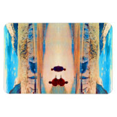 ヴィンテージUSAアラスカメンデンホール氷河ジュノー マグネット (横)