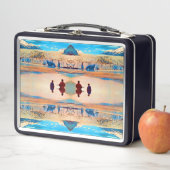 ヴィンテージUSAアラスカメンデンホール氷河ジュノー メタルランチボックス (インサイチュ)