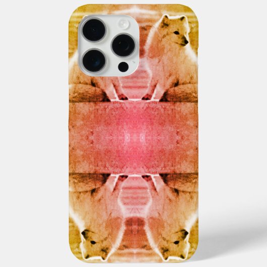 ヴィンテージUSAアラスカ北極狐 Case-Mate iPhoneケース (裏面)