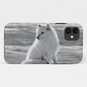 ヴィンテージUSAアラスカ北極狐 Case-Mate iPhoneケース (裏面(横))