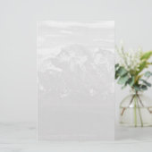 ヴィンテージUSAアラスカ山マッキンリー国立公園1970 便箋 (スタンド正面)