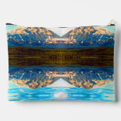 ヴィンテージUSAアラスカ山マッキンリー国立公園 アクセサリーポーチ (裏面)