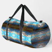 ヴィンテージUSAアラスカ山マッキンリー国立公園 ダッフルバッグ (右コーナー)