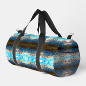 ヴィンテージUSAアラスカ山マッキンリー国立公園 ダッフルバッグ (右コーナー)