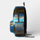 ヴィンテージUSAアラスカ山マッキンリー国立公園 プリントバックパック (右)