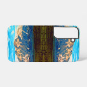 ヴィンテージUSAアラスカ山マッキンリー国立公園 SAMSUNG GALAXYケース (裏面横)