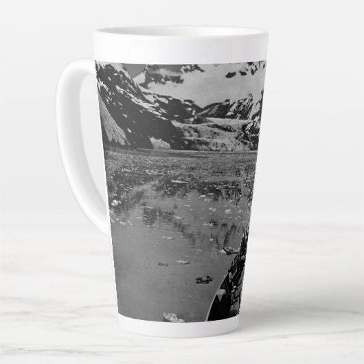 ヴィンテージUSAアラスカ氷河ベイ国立記念碑 カフェラテマグ (左アングル)