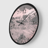 ヴィンテージUSAアラスカ氷河ベイ国立記念碑W ラージ壁時計 (傾斜)