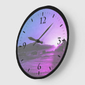 ヴィンテージUSAアラスカ真夜中の日照ムッシュウォッチ ラージ壁時計 (傾斜)