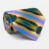 ヴィンテージUSAアラスカ真夜中の日照 ネクタイ (ロール)