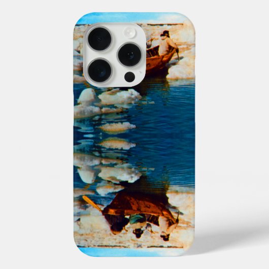 ヴィンテージUSAアラスカEskimoハンター Case-Mate iPhoneケース (裏面)