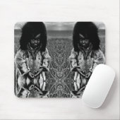 ヴィンテージUSAアラスカeskimo男の子マウスパッド マウスパッド (マウス)