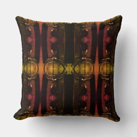 ヴィンテージUSAニューヨークのロックフェラーアトラスの彫像ケース クッション (正面)