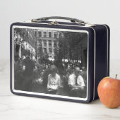 ヴィンテージUSAニューヨークロックフェラーセンター メタルランチボックス (インサイチュ)