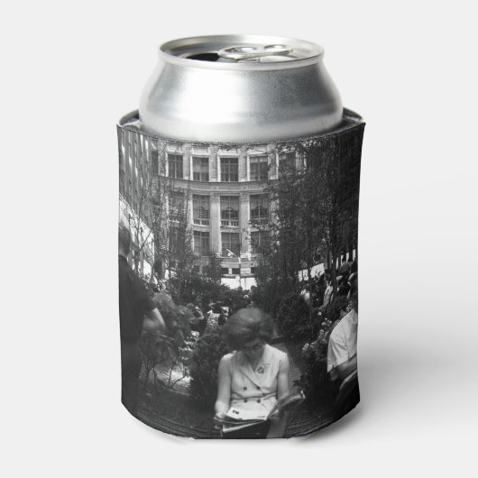 ヴィンテージUSAニューヨークロックフェラーセンター 缶クーラー (缶正面)