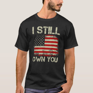 ヴィンテージUSAフラグ・パトリオッツ I Still Own You アメリカン Tシャツ