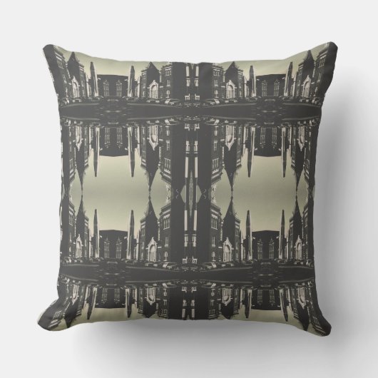 ヴィンテージUSAワシントン国立航空宇宙博物館C クッション (正面)