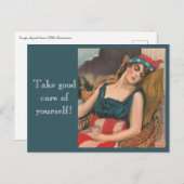 ヴィンテージUSA勇気付けられるはがき ポストカード (正面/裏面)