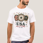 ヴィンテージUSA建国250周年記念スタグラフィック Tシャツ (正面)
