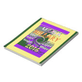 ヴィンテージUSA強く一緒に抽象芸術アートプリント ノートパッド (回転)