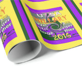 ヴィンテージUSA強く一緒に抽象芸術アートプリント ラッピングペーパー (ロールコーナー)