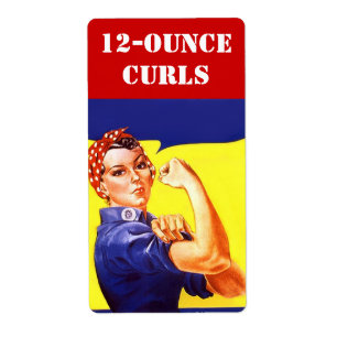 ヴィンテージUSA自家醸造ラベルロージー12オンスOz Curls ラベル