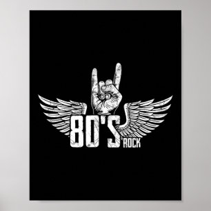 ヴィンテージUSA80年代スタイル ロックコンサートポスター 80年代ロック ポスター